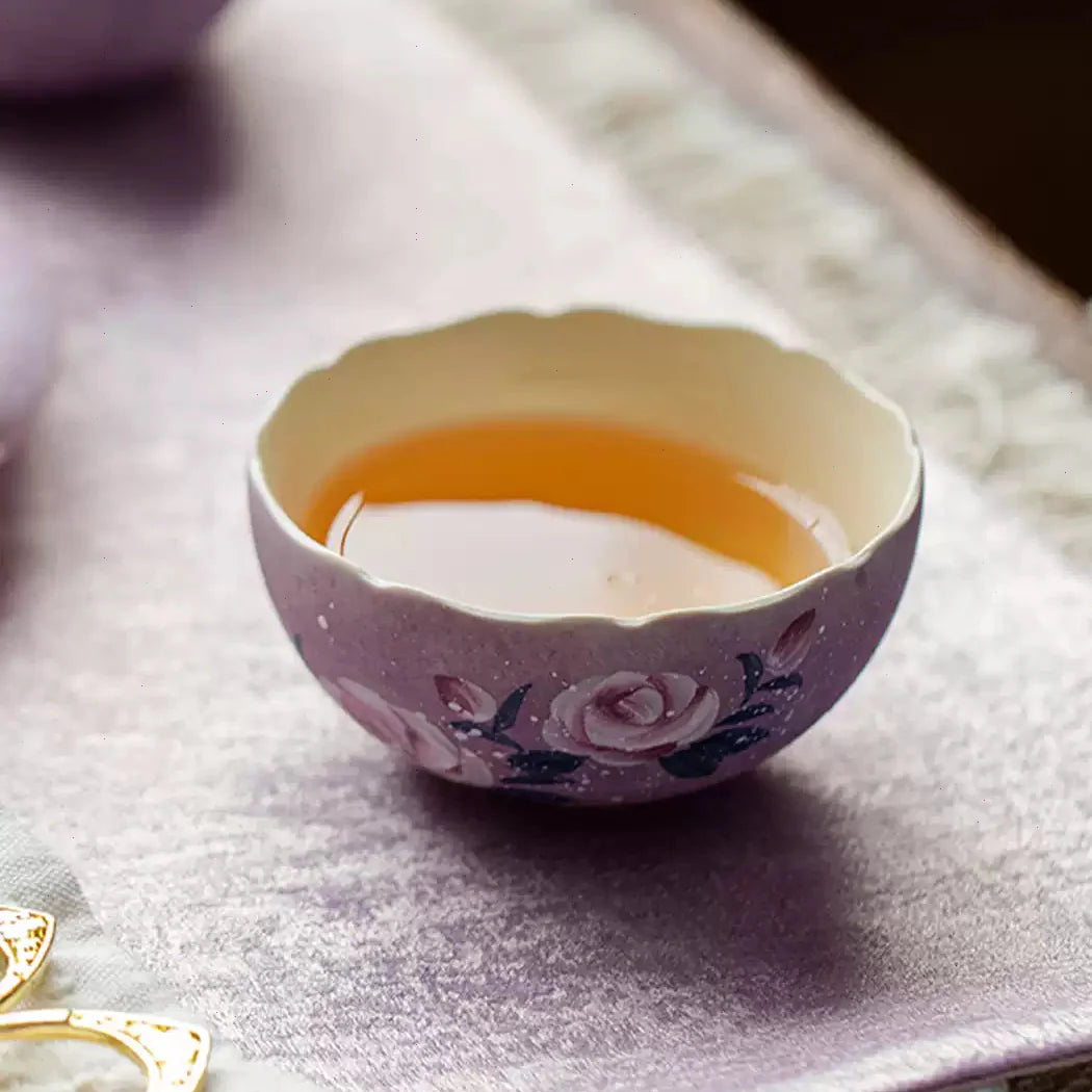 Tasse à thé céramique Peinte Main
