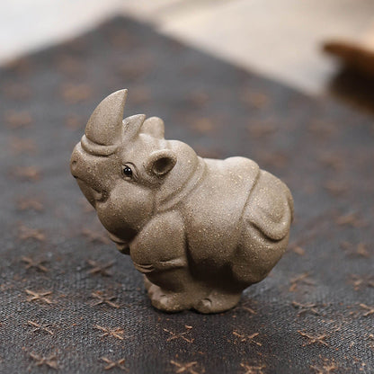 Mascottes de thé hyppo en argile
