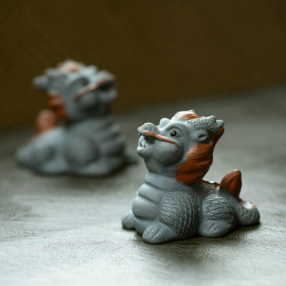 Mascottes de thé ane en argile