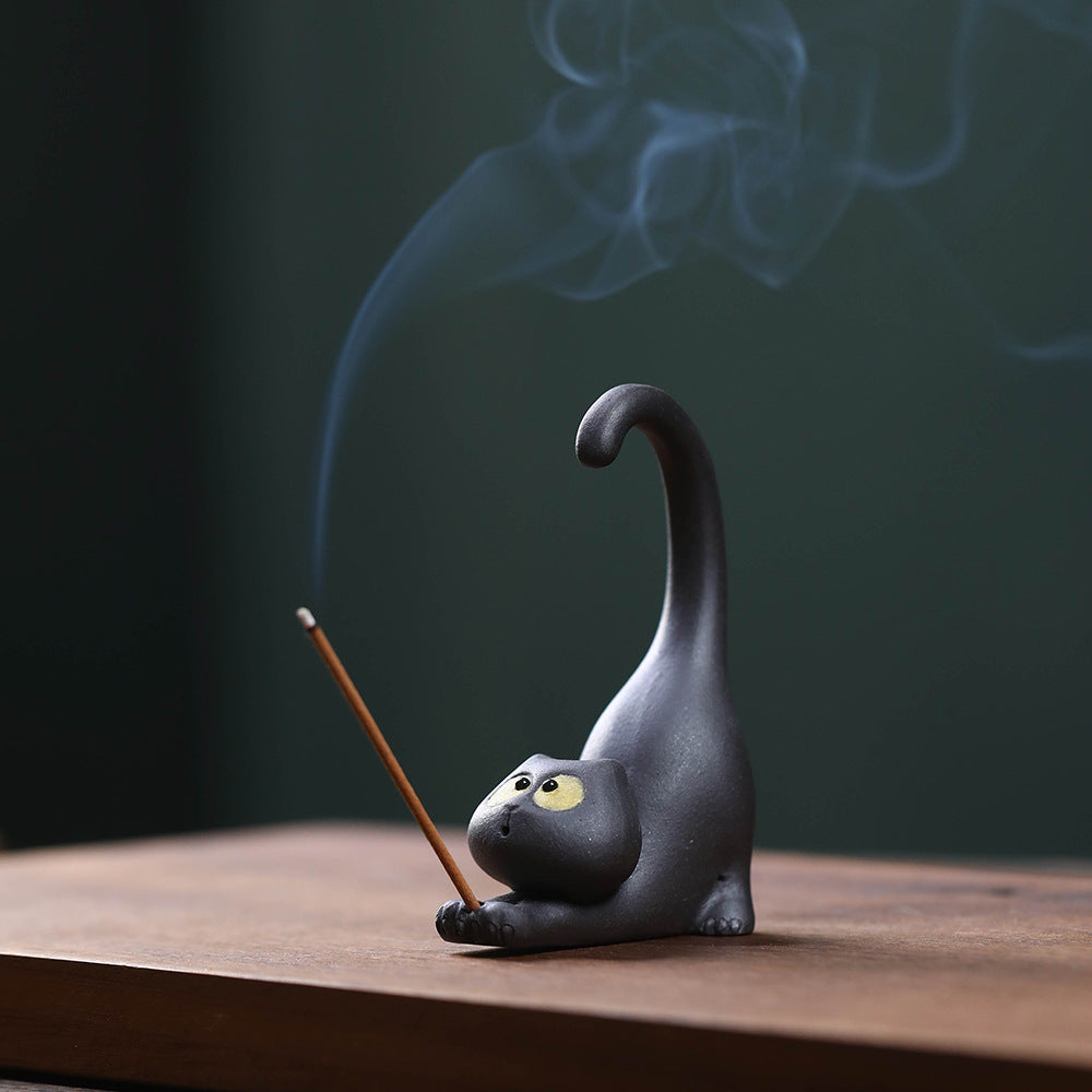Mascottes de thé figurine chat ghibli