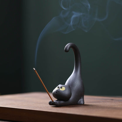 Mascottes de thé figurine chat ghibli