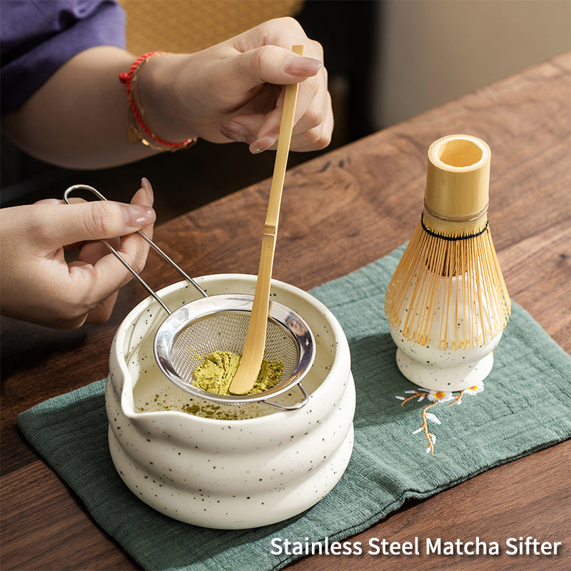 Set Matcha 500ml Cadeau Idéal Élégant Artisanal