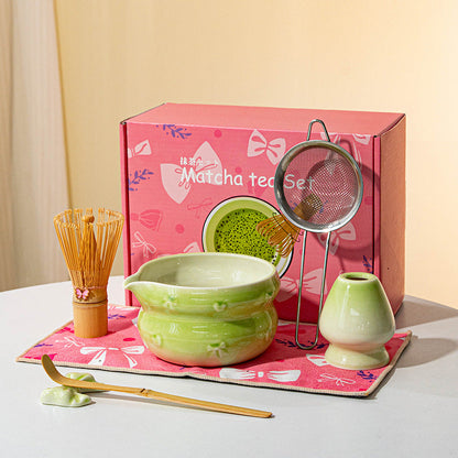 Set Matcha 470ml Bol Trad Chawan Bambou Chasen
