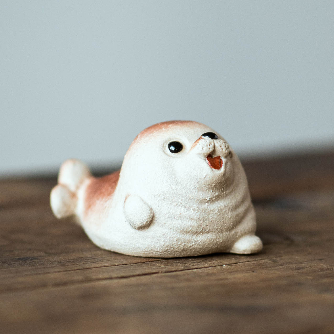 Mascottes de thé foque en argile