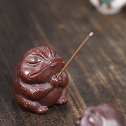 Mascottes de thé zen grenouille