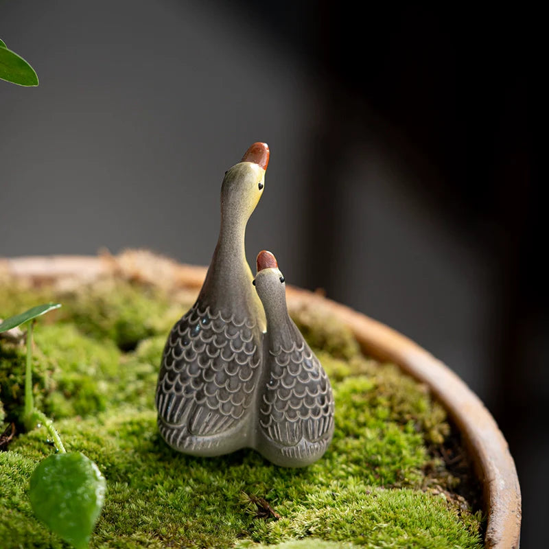 Mascottes de thé oiseaux