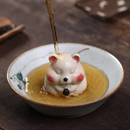Mascottes de thé hamester en argile