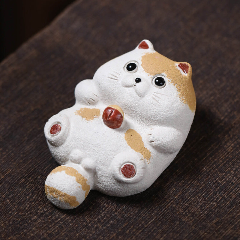 Mascottes de thé fat frog en argile