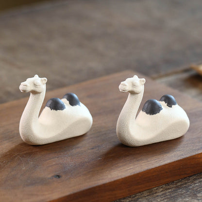 Mascottes de thé chameau en argile