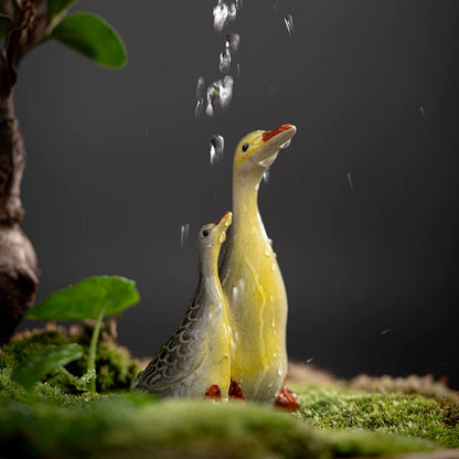 Mascottes de thé oiseaux