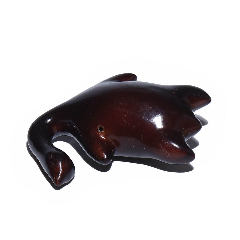 Mascottes de thé sleeping dove en argile