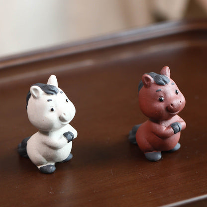 Mascottes de thé ane mignon argile