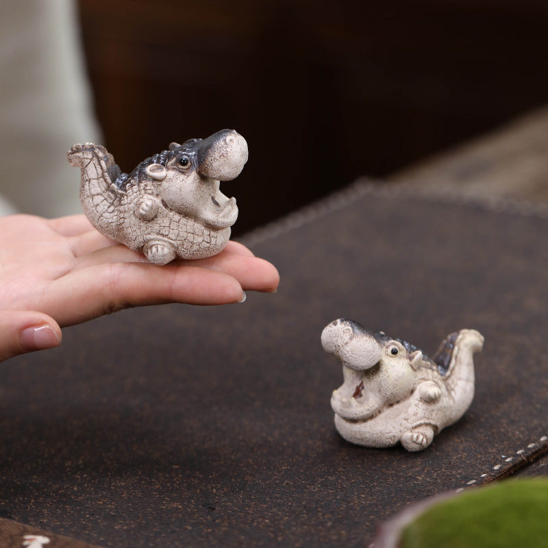 Mascotte de Thé Lapin Jade en Zisha