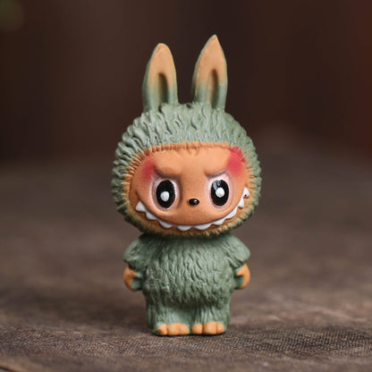 Mascottes de thé labubu en argile