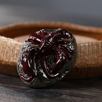 Mascottes de thé crab glazed