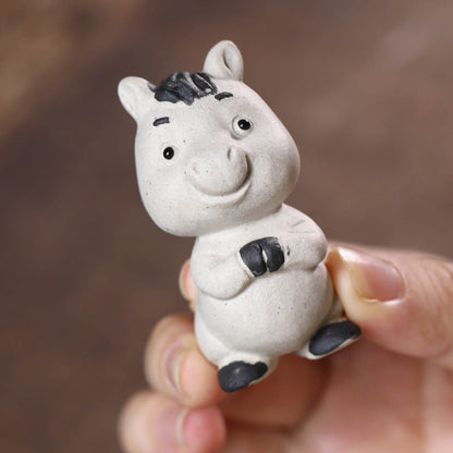 Mascottes de thé ane mignon argile