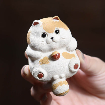 Mascottes de thé fat frog en argile