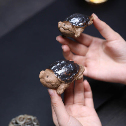 Mascottes de thé figurine animal en argile