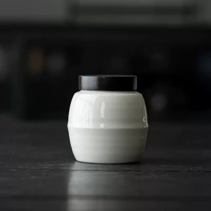 boite à thé Ébène noire