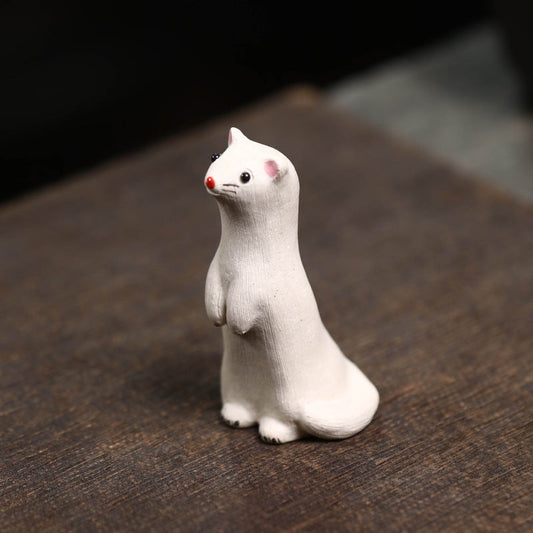 Mascottes de thé possum blanc