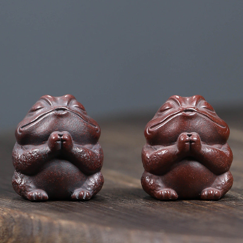 Mascottes de thé zen grenouille