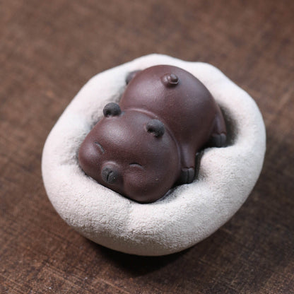 Mascottes de thé nounours en argile