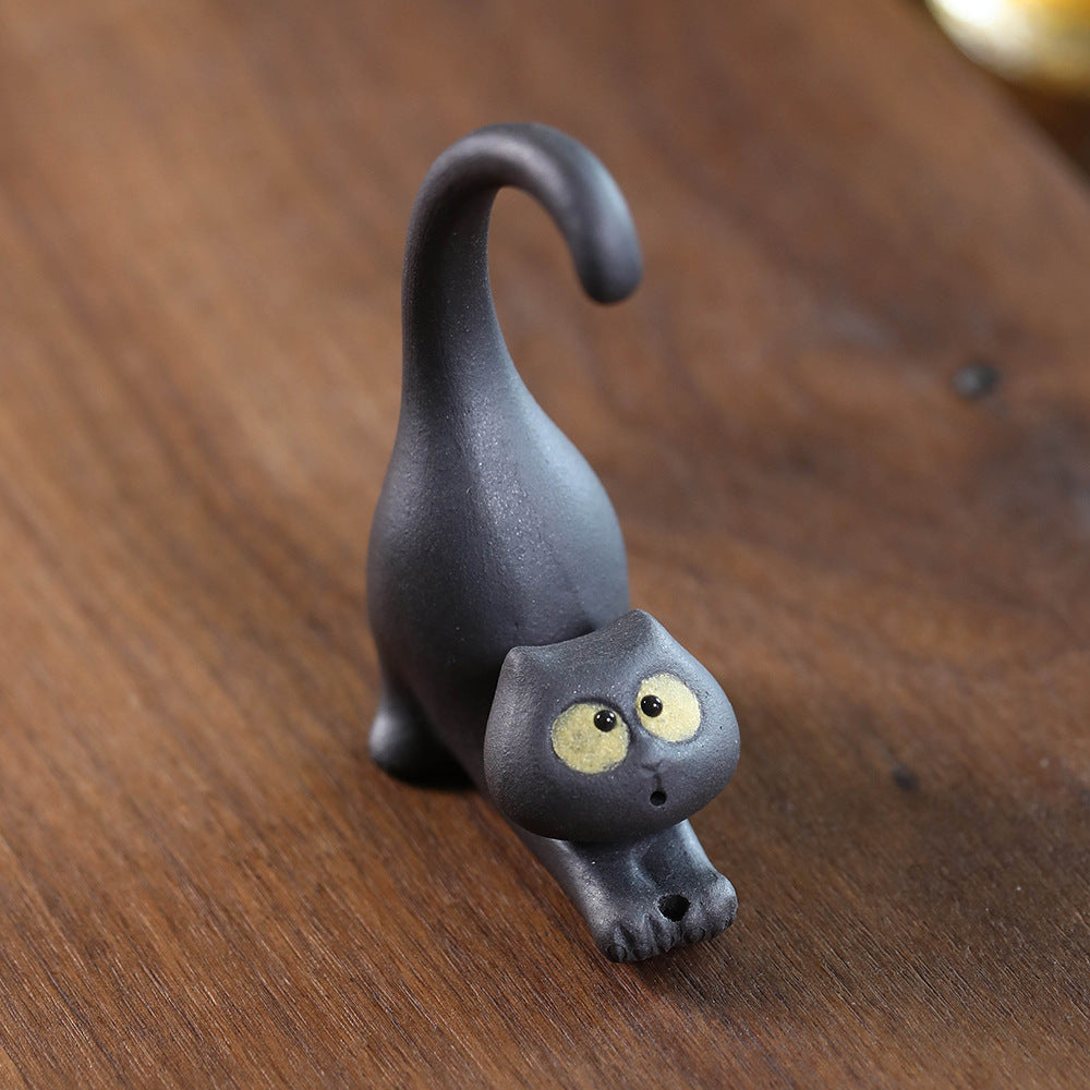 Mascottes de thé figurine chat ghibli