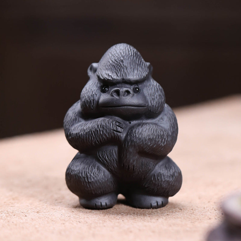 Mascottes de thé gorilla en argile