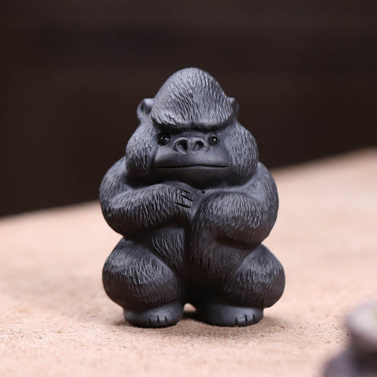 Mascottes de thé gorilla en argile