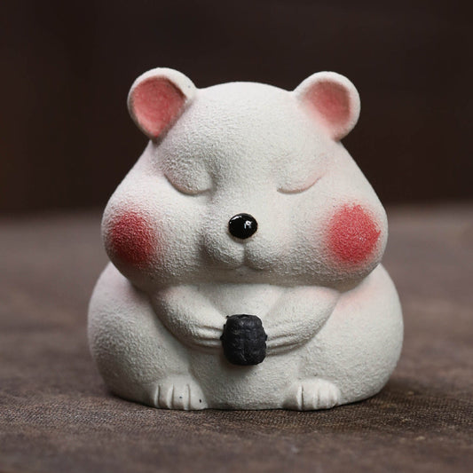 Mascottes de thé hamester en argile