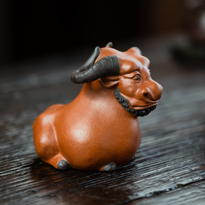 Mascottes de thé torro sauvage en argile