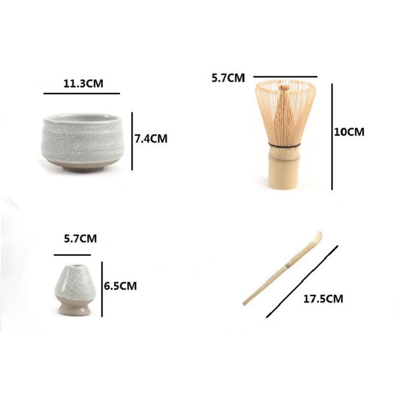 Set Matcha 570ml Classique Épuré Entrée Gamme