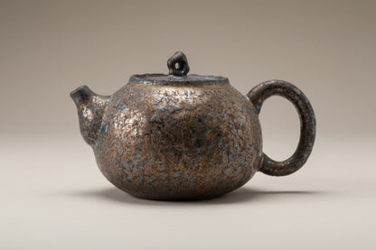 THÉIÈRE EN CÉRAMIQUE VINTAGE NOIRE