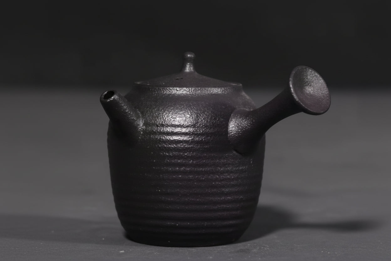 THÉIÈRE CÉRAMIQUE KYUSU AVEC MANCHE CREUX   BEC LONG