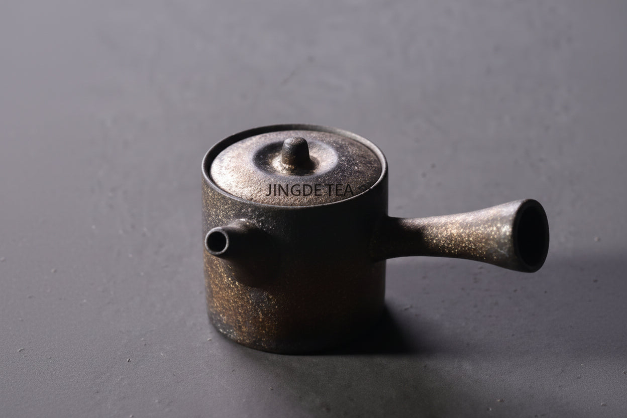 THÉIÈRE CÉRAMIQUE AVEC MANCHE   GUNFU CHA