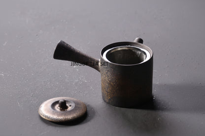 THÉIÈRE CÉRAMIQUE AVEC MANCHE   GUNFU CHA