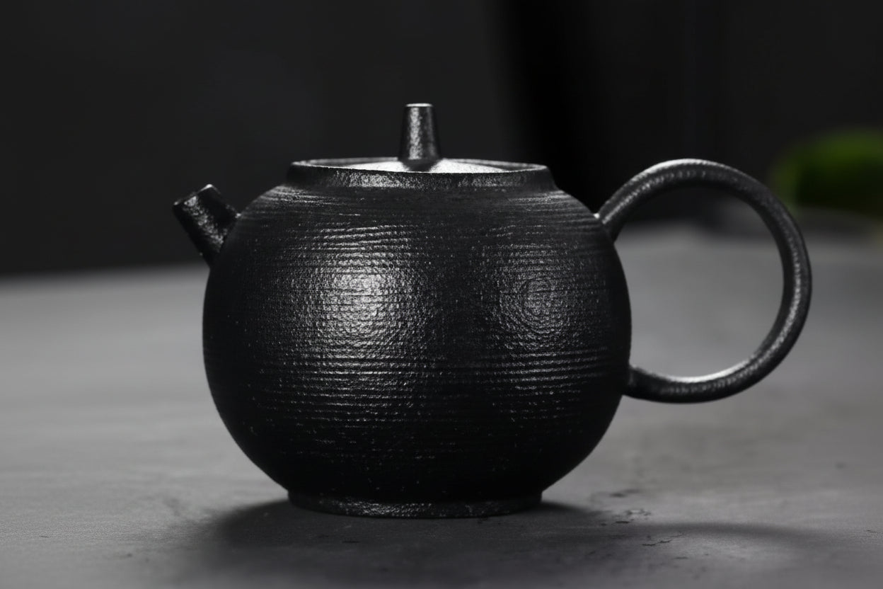 THÉIÈRE CÉRAMIQUE VINTAGE  FAITE À LA MAIN