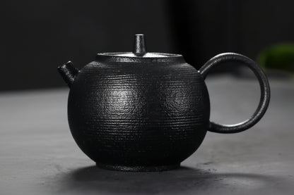 THÉIÈRE CÉRAMIQUE VINTAGE  FAITE À LA MAIN