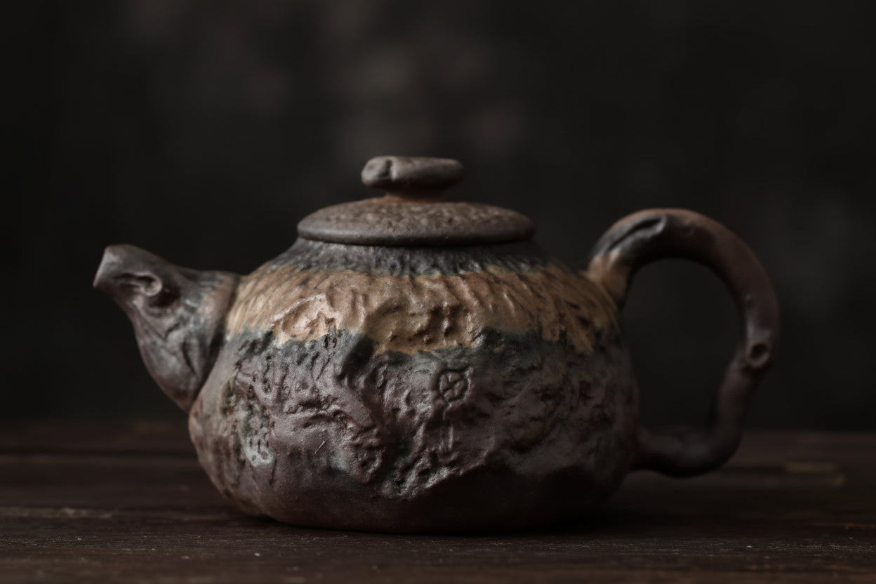 THÉIÈRE EN CÉRAMIQUE JAPONAISE   VINTAGE