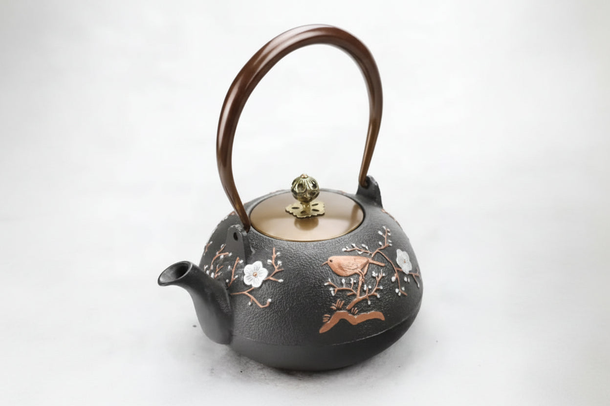 SERVICE À THÉ EN FONTE <br> EXOTIQUE