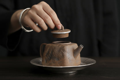 THÉIÈRE CÉRAMIQUE JAPONAISE CARREE