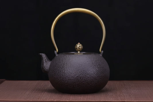 THÉIÈRE EN FONTE CHINOISE  ANCIENNE