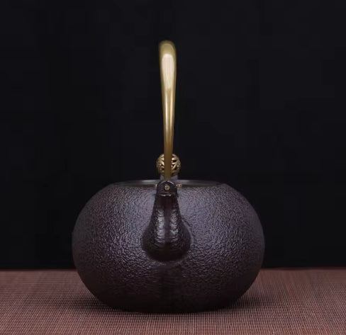 THÉIÈRE EN FONTE CHINOISE  ANCIENNE