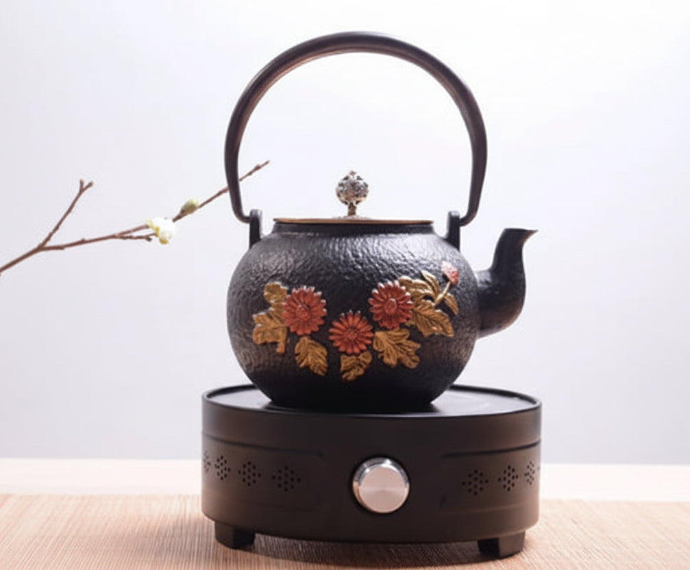 THÉIÈRE EN FONTE  VINTAGE