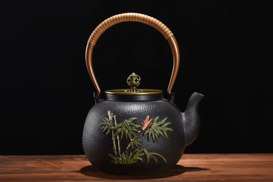 THÉIÈRE EN FONTE (STYLE JAPONAIS)  INDIVIDUELLE