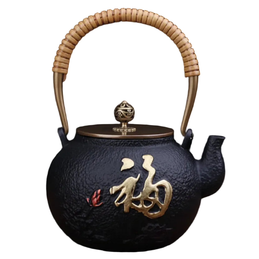 THÉIÈRE EN FONTE  AUTHENTIQUE 1 L