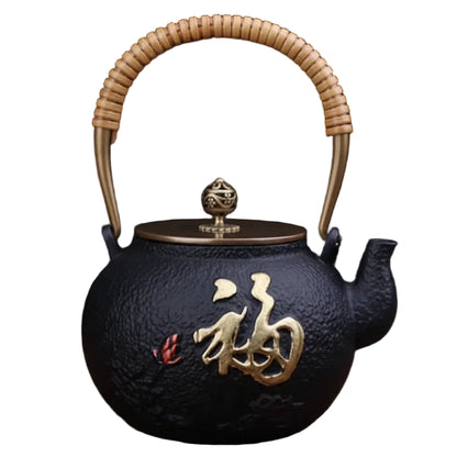 THÉIÈRE EN FONTE  AUTHENTIQUE 1 L