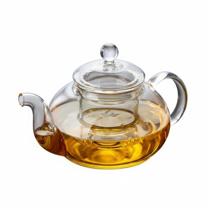 THÉIÈRE EN VERRE AVEC INFUSEUR AMOVIBLE