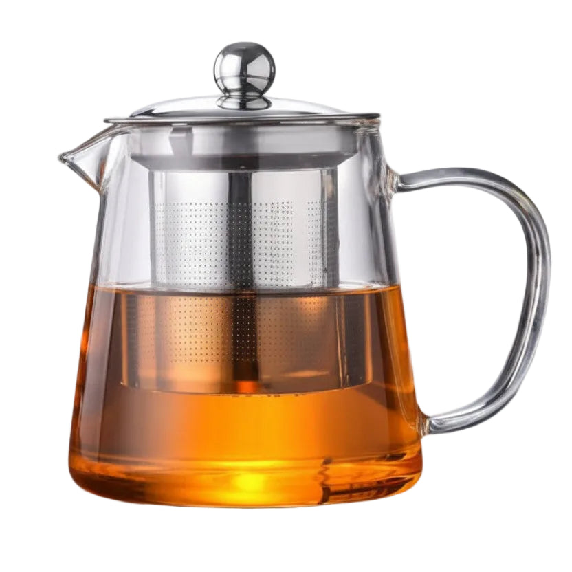 THÉIÈRE EN VERRE AVEC FILTRE INOX  FLORENCE