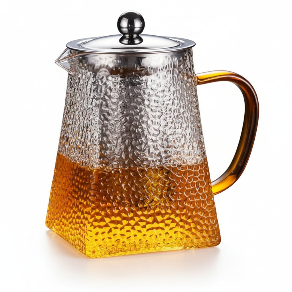 THÉIÈRE EN VERRE SOLIDE